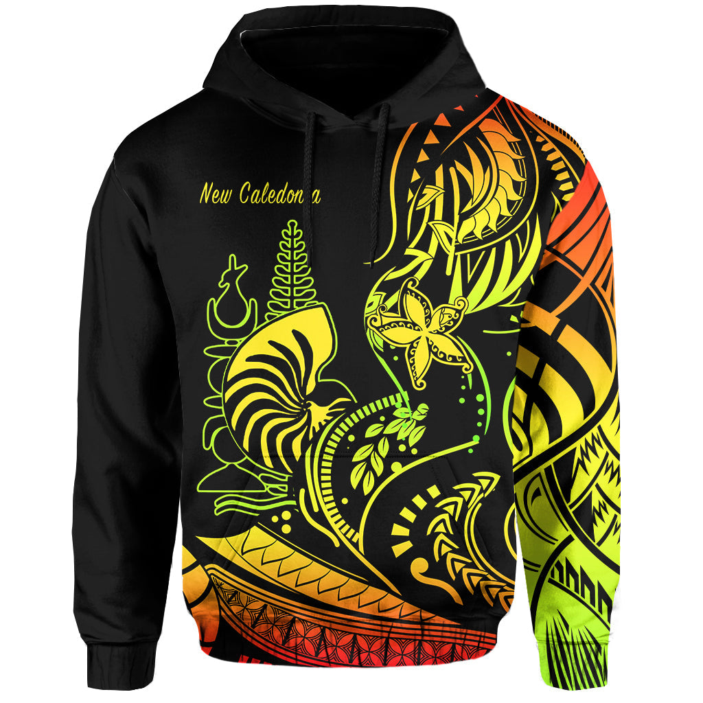 New Caledonia Hoodie Emblem Nautilus Shell Version Reggae