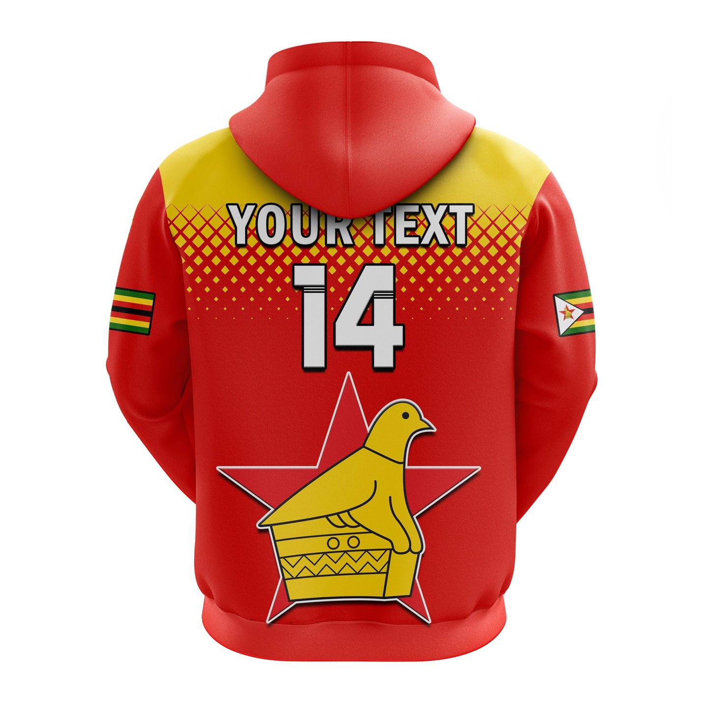 Custom Zimbabwe CrickeHoodie The Chevrons ODI Style