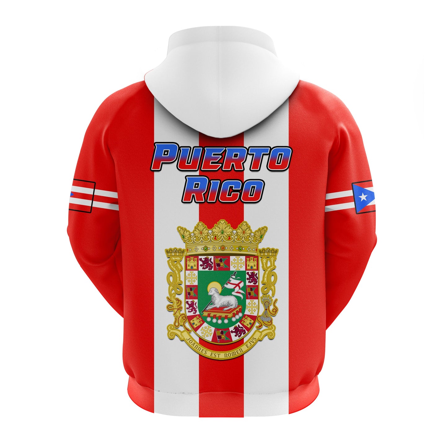 Puerto Rico Hoodie Coat Of Arms Mix Flag