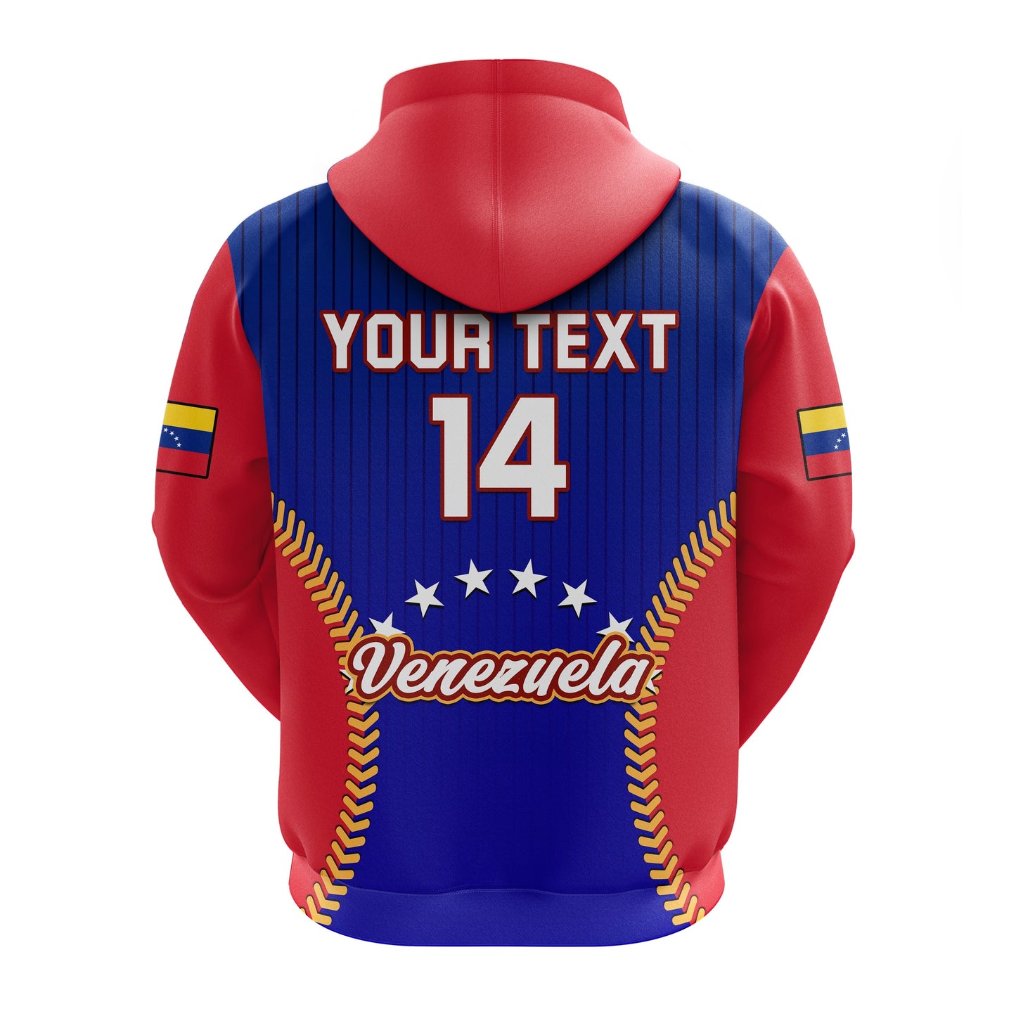 Custom Venezuela 2023 Hoodie Baseball Sporty Version