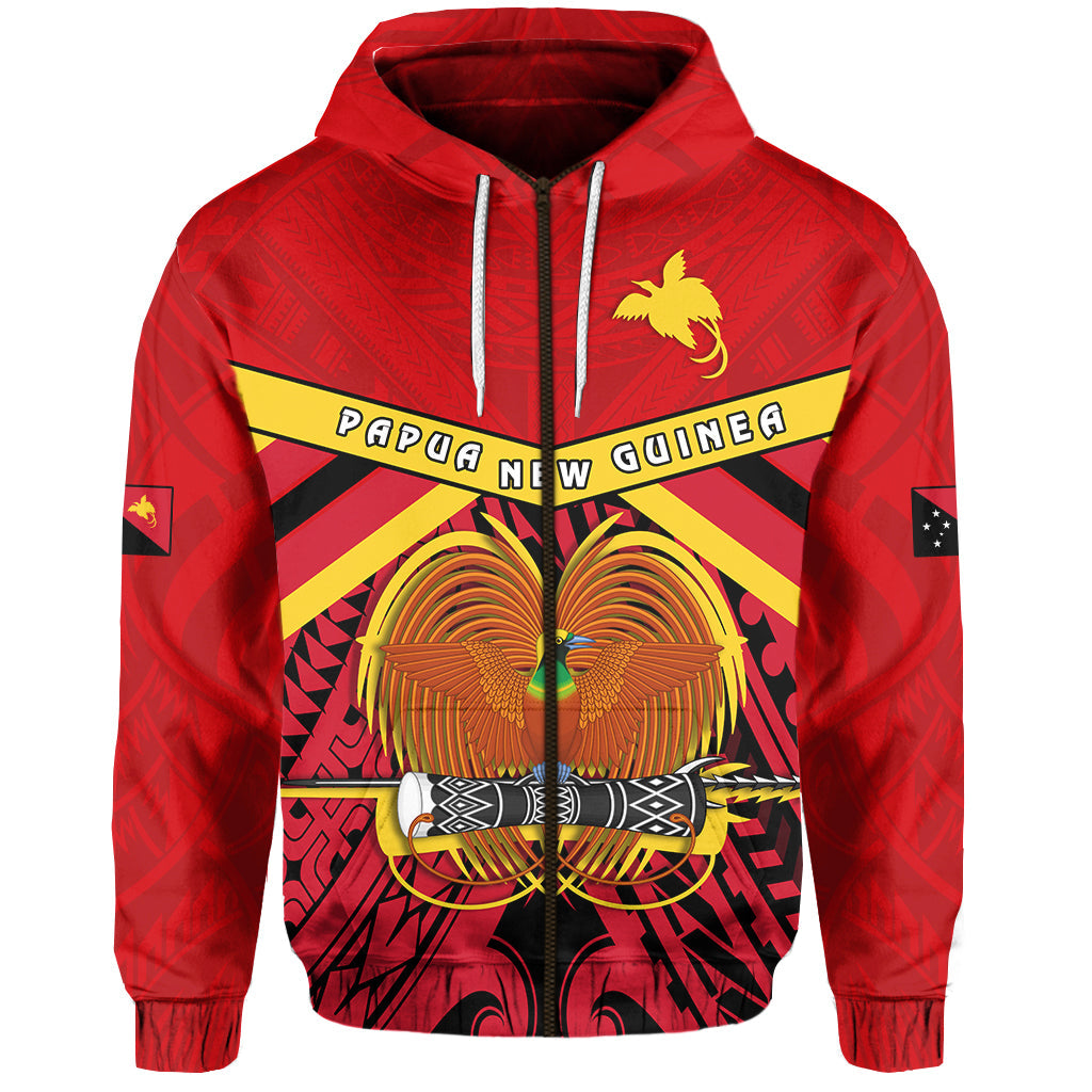 Papua New Guinea Zip Hoodie the One and Only