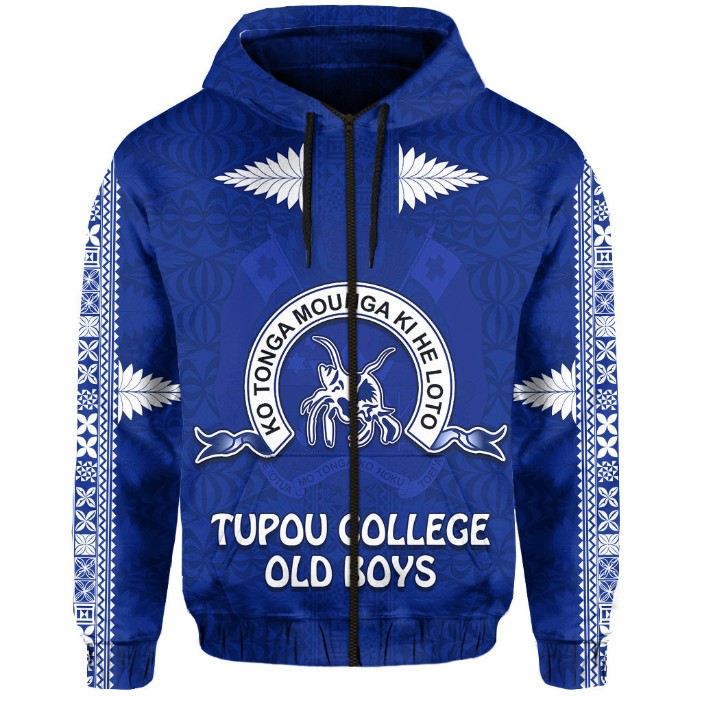 Tupou College Zip Hoodie Always Proud of Old Boys Toloa