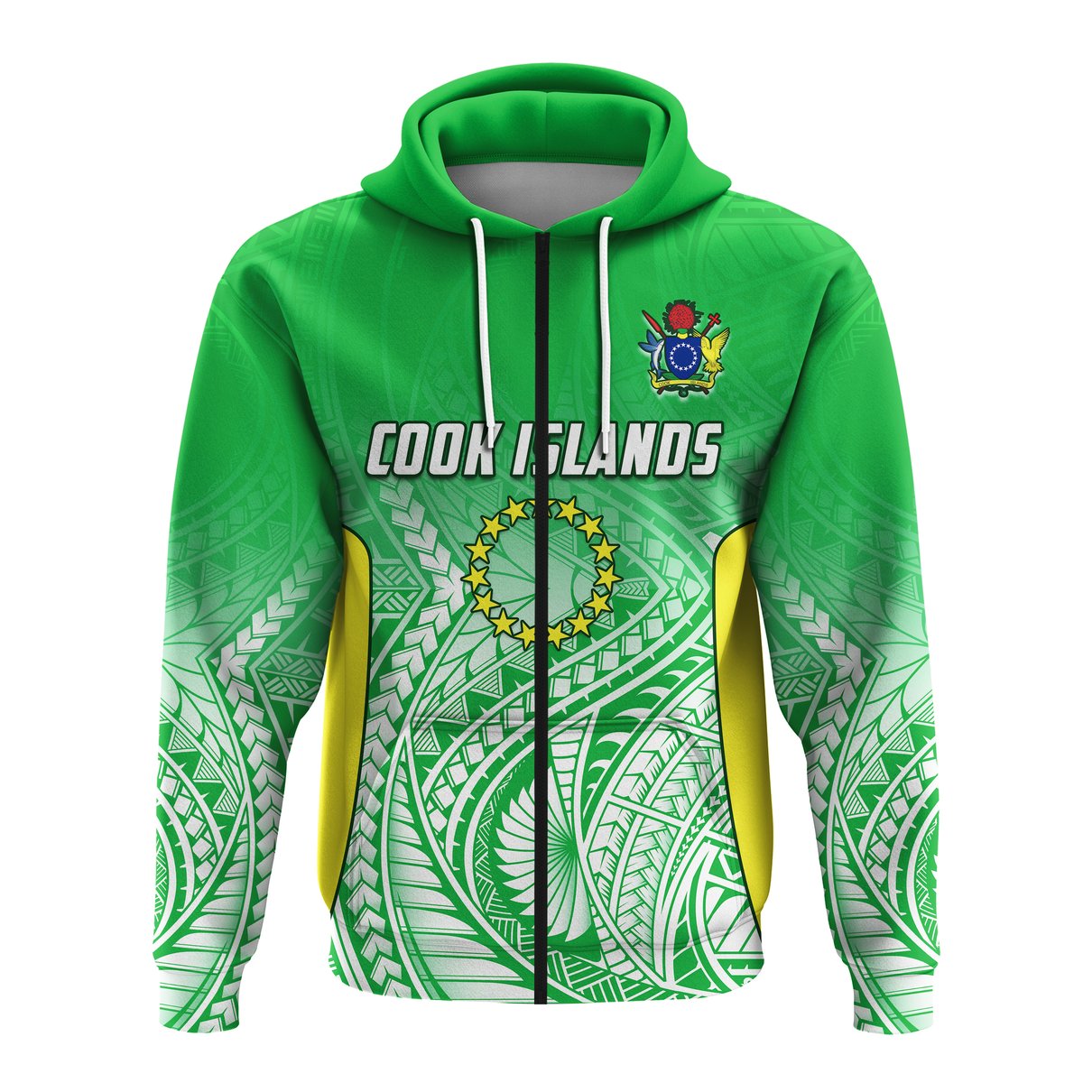 Cook Islands Zip Hoodie Pattern Be Unique