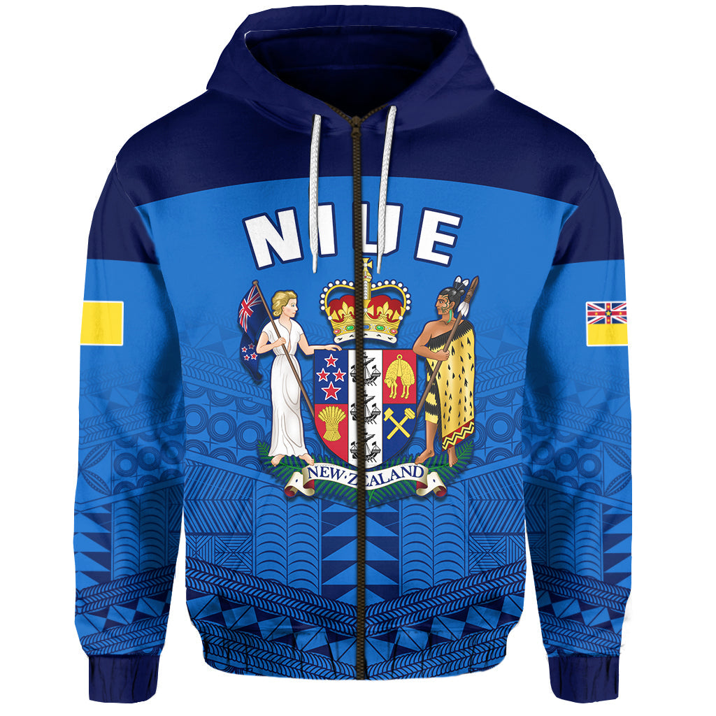 Niue Zip Hoodie Rock of Polynesia