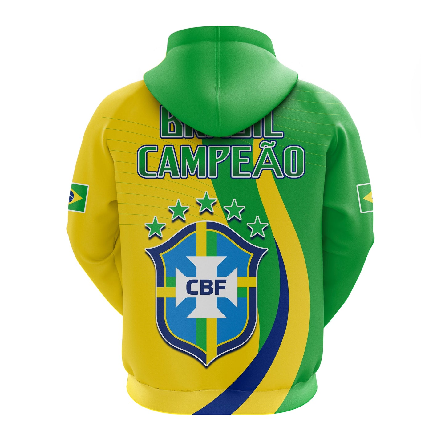 Brazil Football Champions Hoodie Selecao Style Vibe