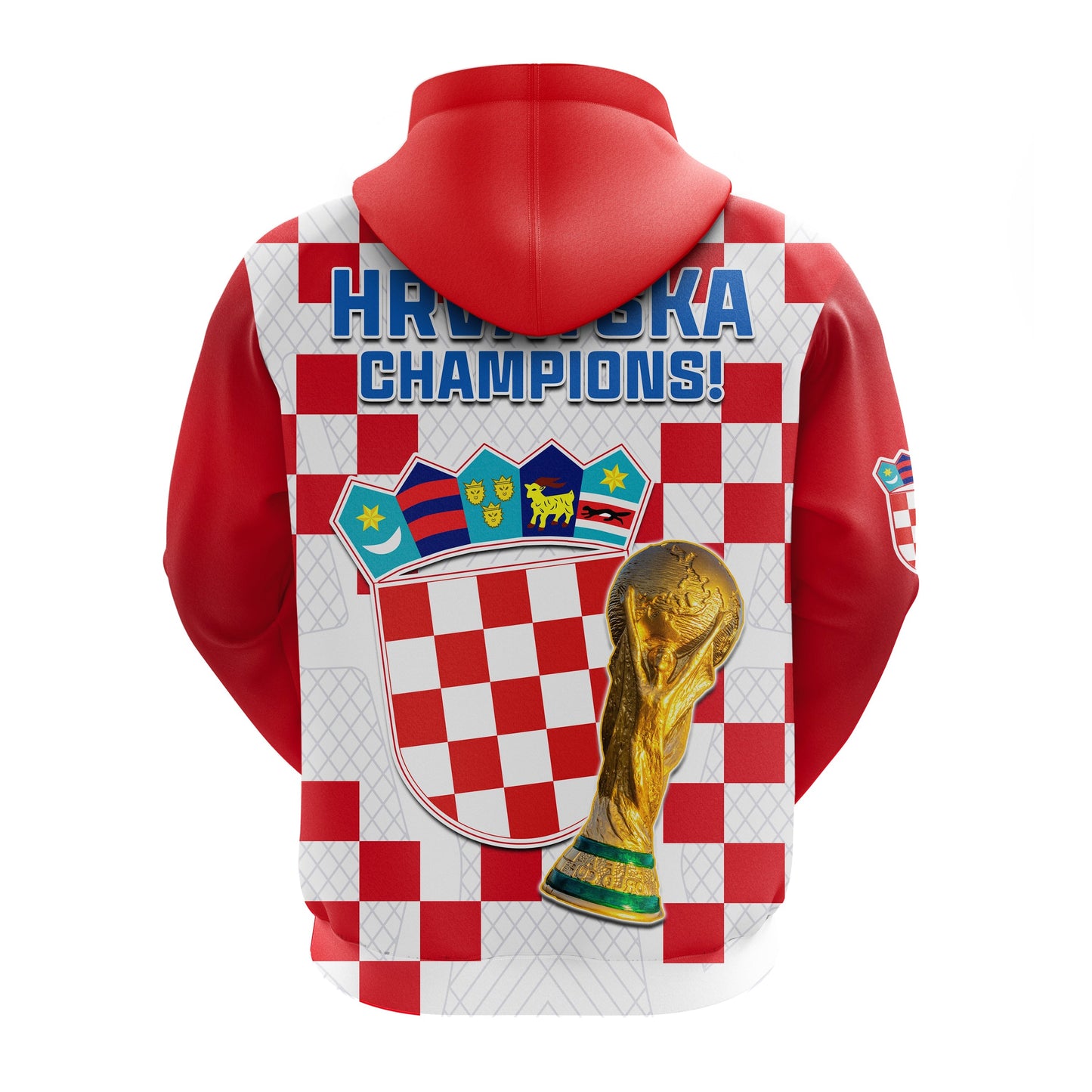 Croatia Football Hoodie Vatreni Hrvatska Champions 2022 World Cup