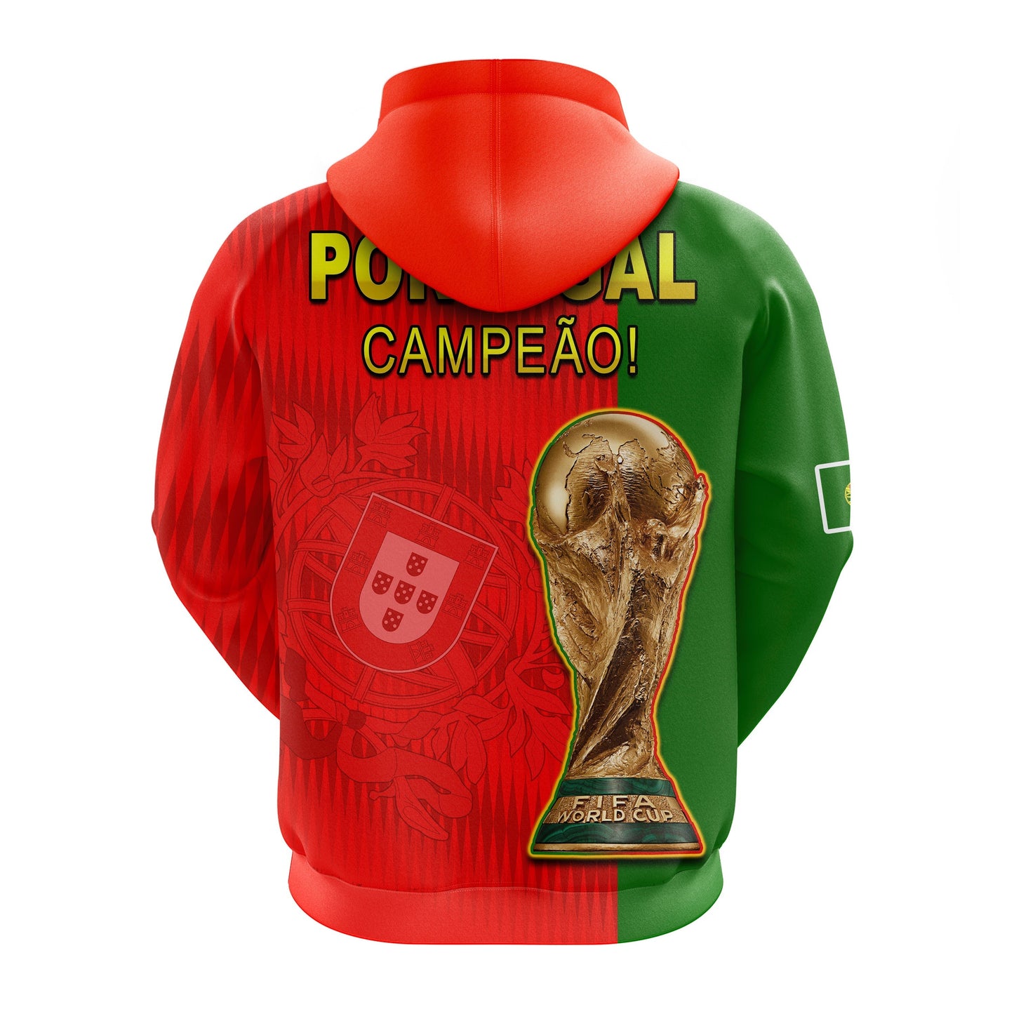 Portugal Football 2022 Hoodie Style Flag Portuguese Champions