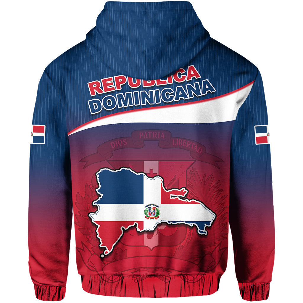 Dominican Republic Hoodie Dominicana Style Sporty