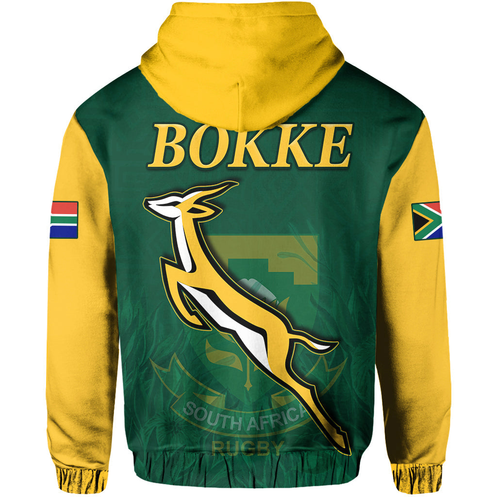 South Africa Rugby Hoodie Springboks Champion Bokke African Pattern Go Bokke
