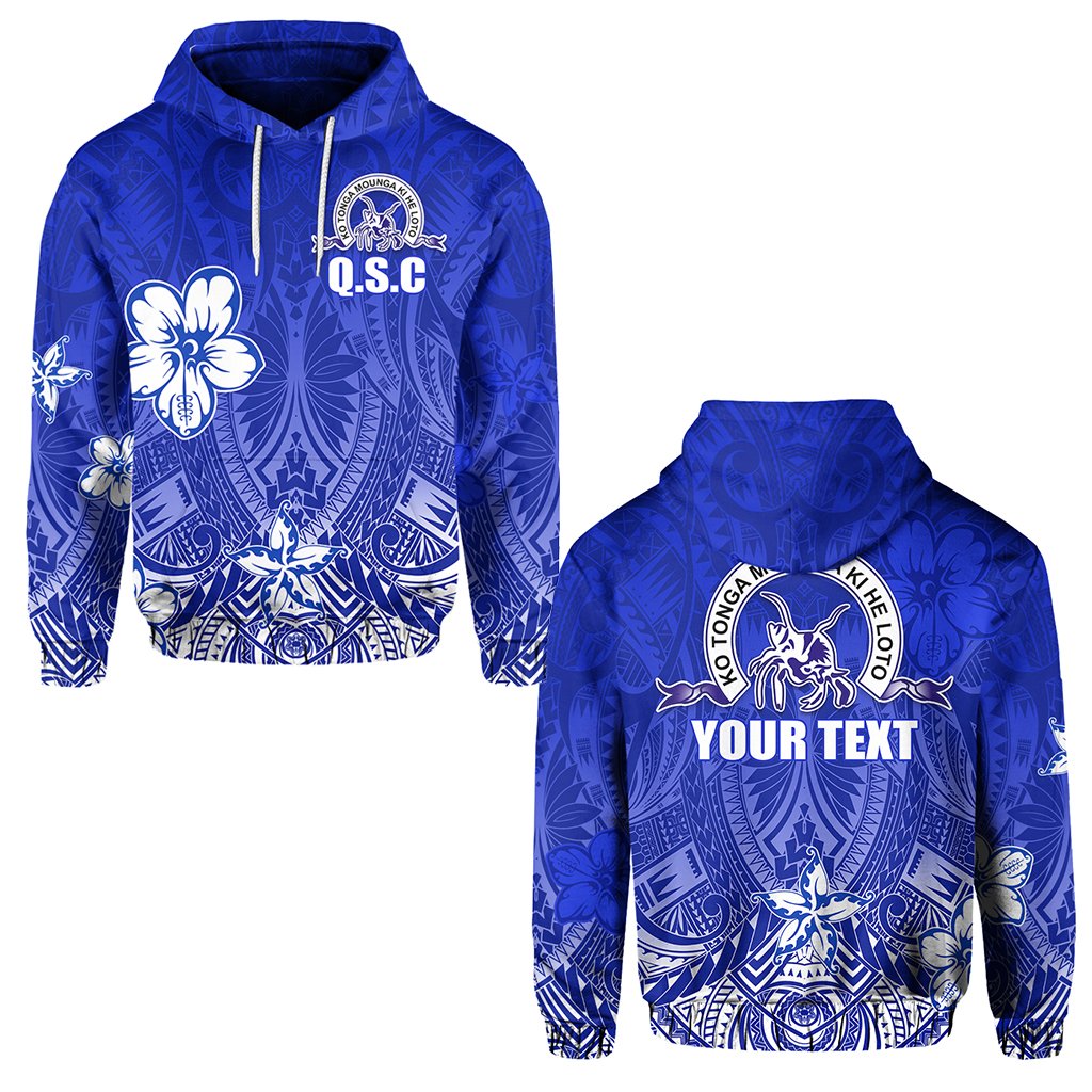 Custom Text Queen Salote College Hoodie Spirit