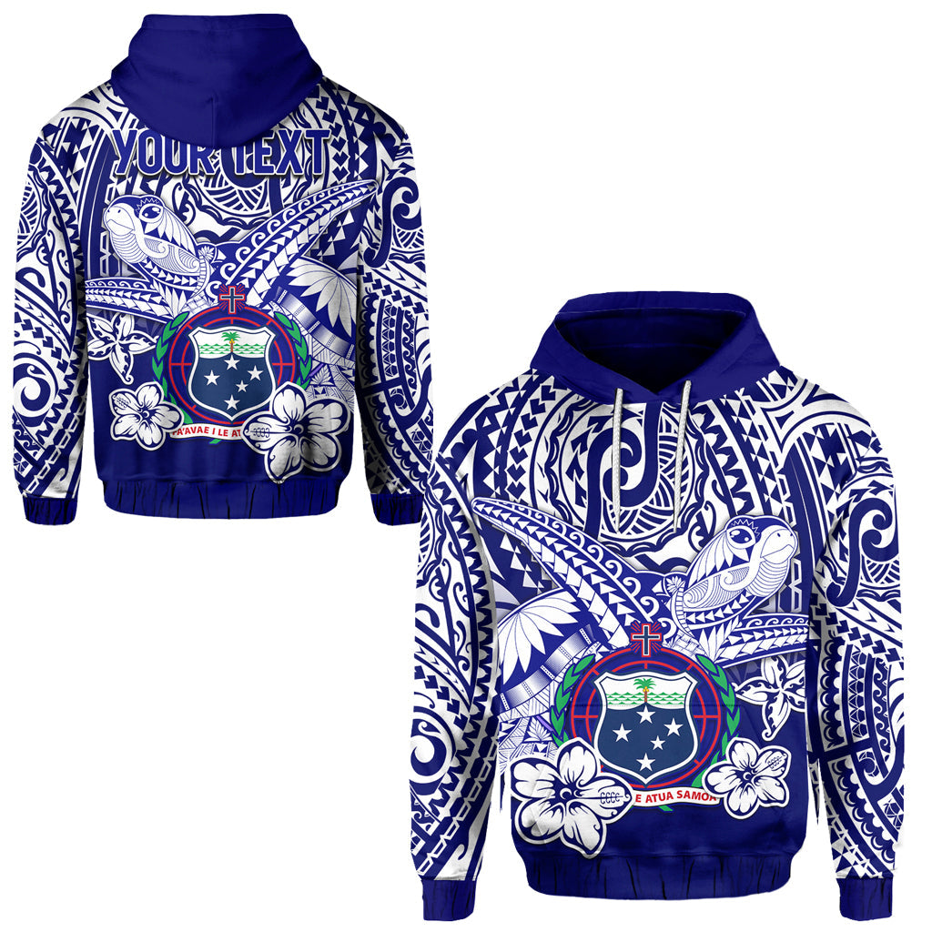 ( Personalised) Samoa Polynesian Hoodie Samoan Loved Turtles