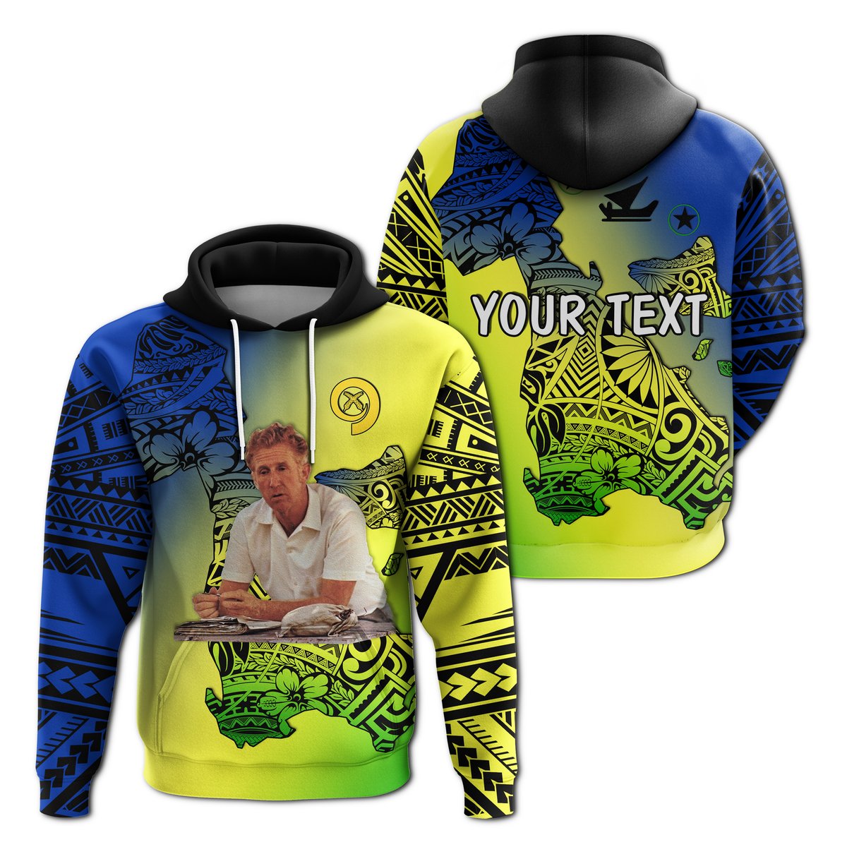 ( Personalised) Vanuatu Darvall Wilkins Hoodie Proud of Malampa