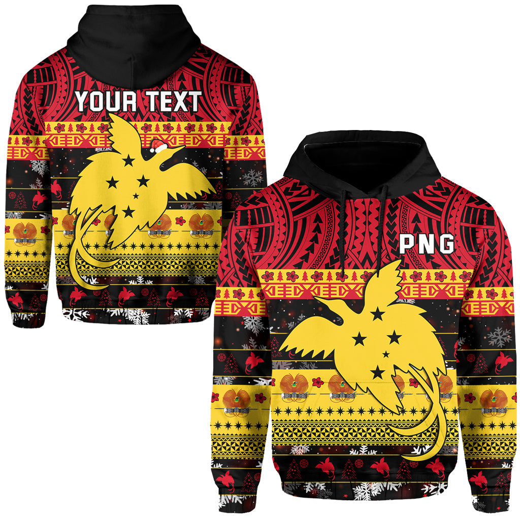 ( Personalised) Papua New Guinea Christmas Hoodie Raggiana Loved