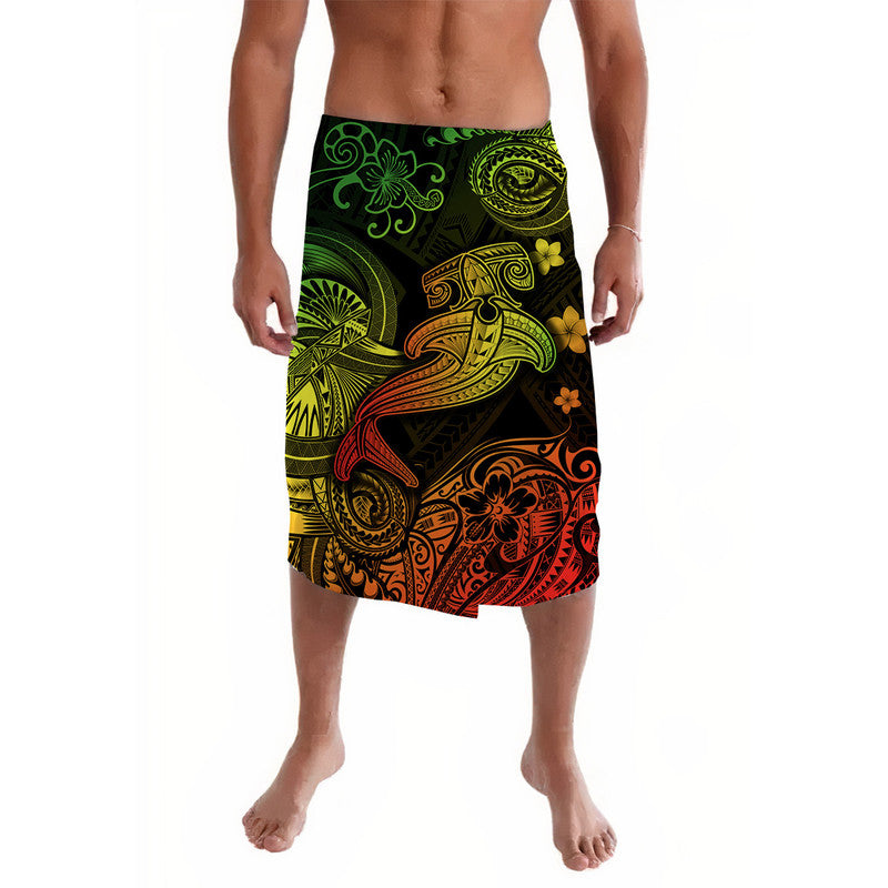 Hawaii Hammer Shark Polynesian Lavalava Unique Style - Reggae
