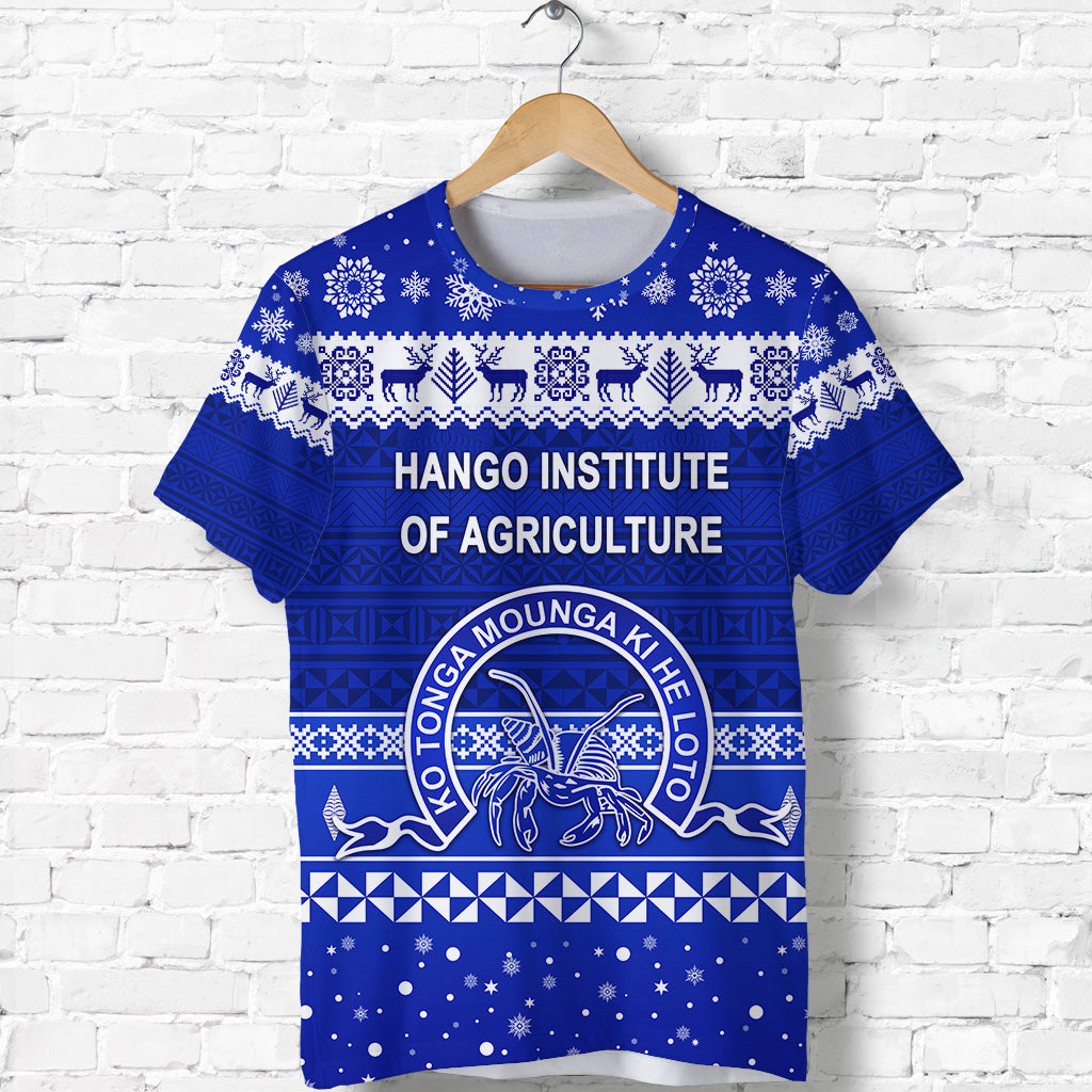Hango Institute of Agriculture Christmas T Shirt Simple Style