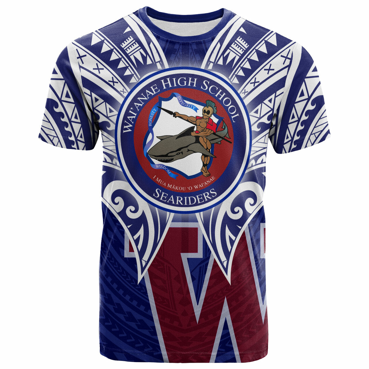Hawaii T - Shirt - Waianae High School Hawaiian Patterns
