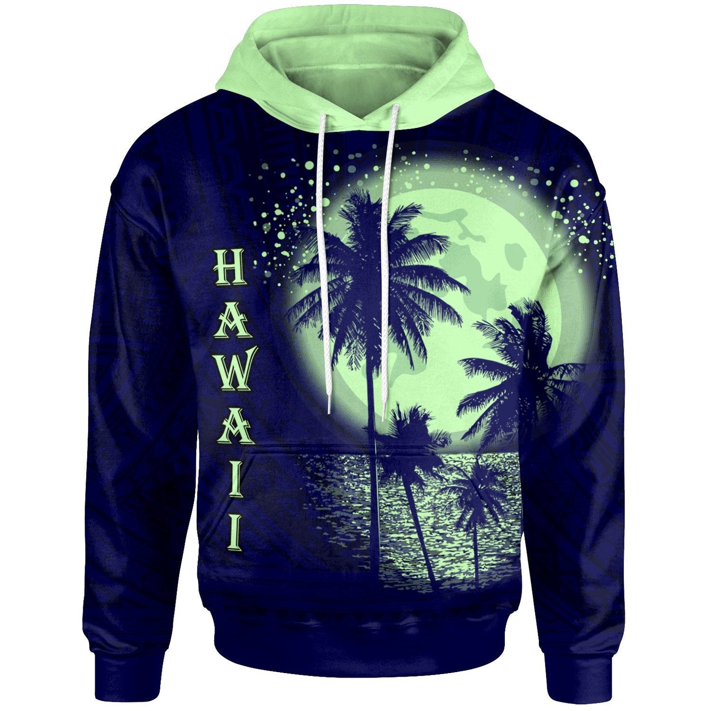 Hawaii Hoodie The Sea At Night