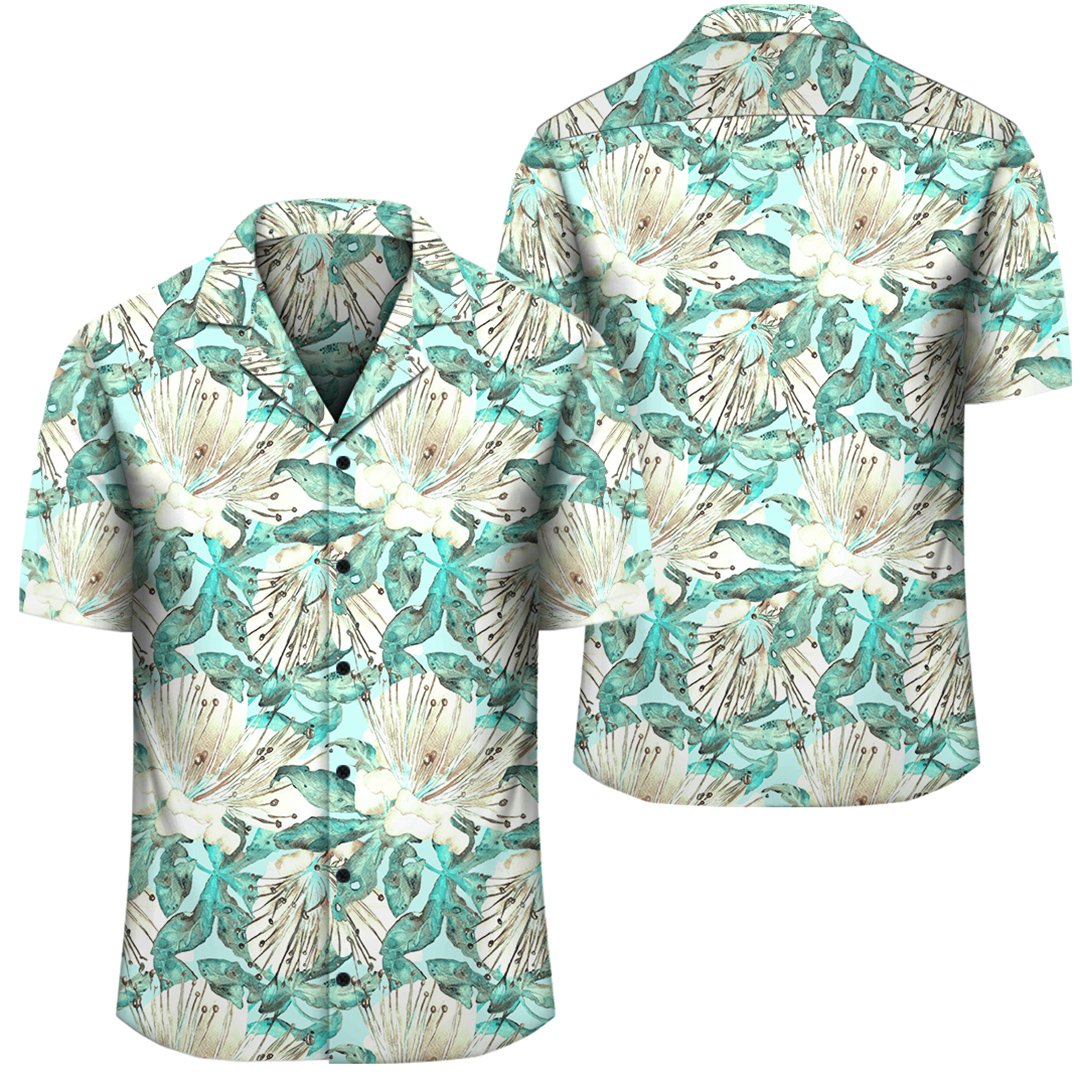 Hawaii Tropical Blue Hawaiian Shirt
