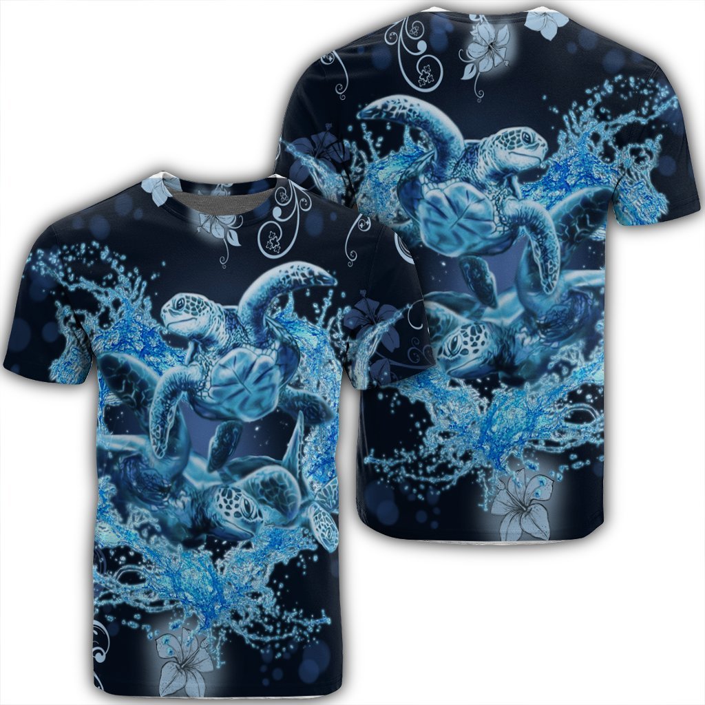 Hawaii Turtle Sea Ohana T-Shirt - Ah