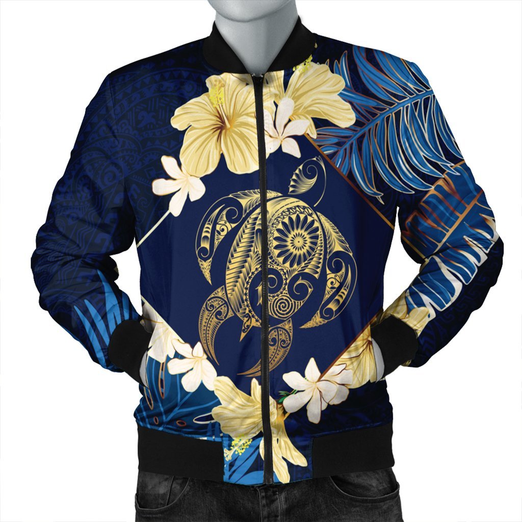 Hawaii Turtle Tropical Bomber Jacket Taha Style AH