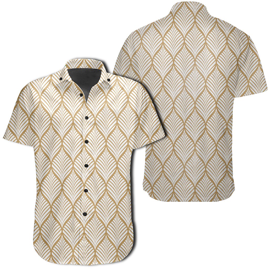 Hawaiian Shirt - Leaves Seamless Pattern Shirt