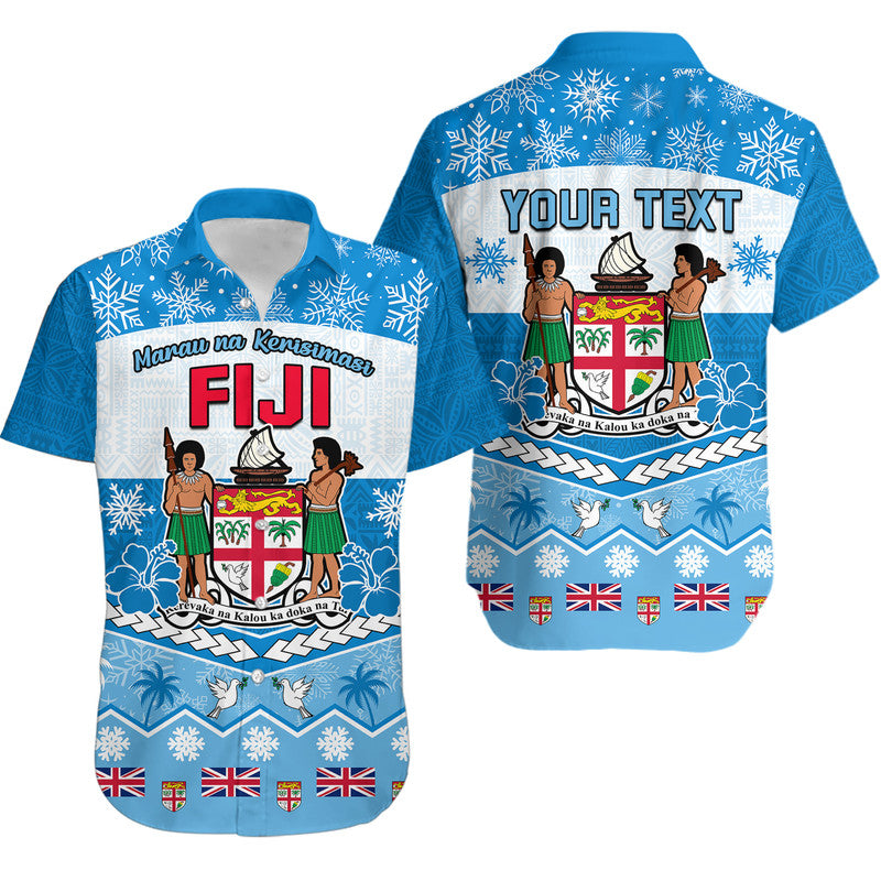 Custom Personalised Fiji Masi Tapa Christmas Vibe Hawaiian Shirt
