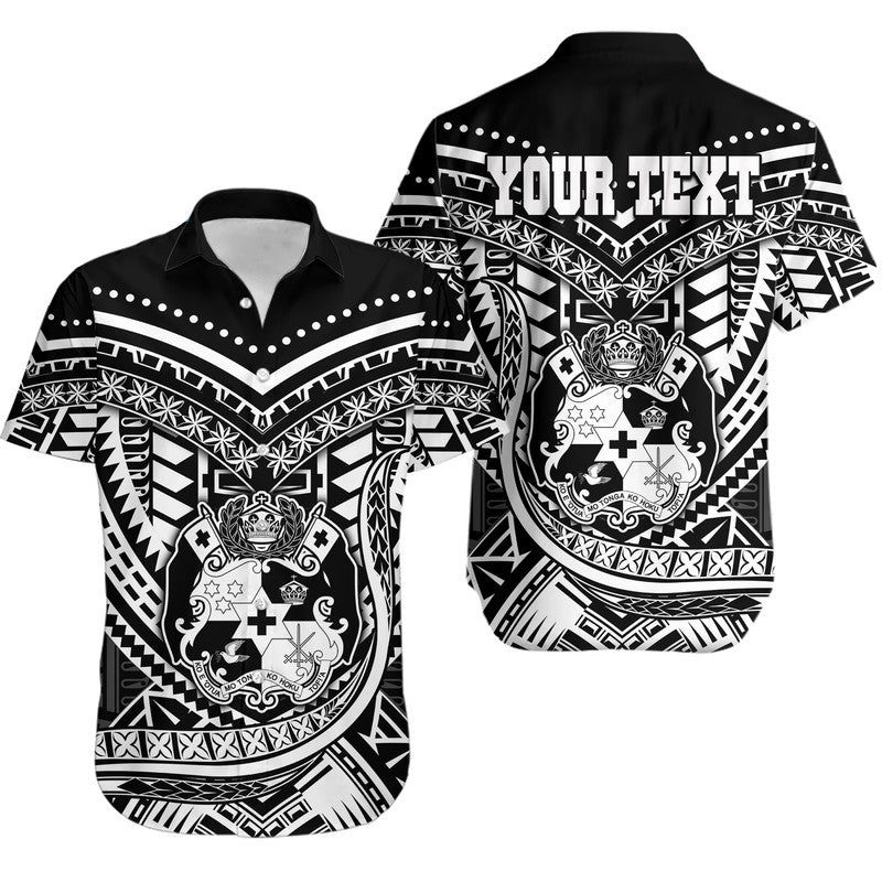 Custom Personalised Tonga Coat of Arms Hawaiian Shirt