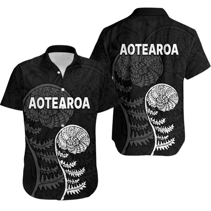 Aotearoa Silver Fern Hawaiian Shirt