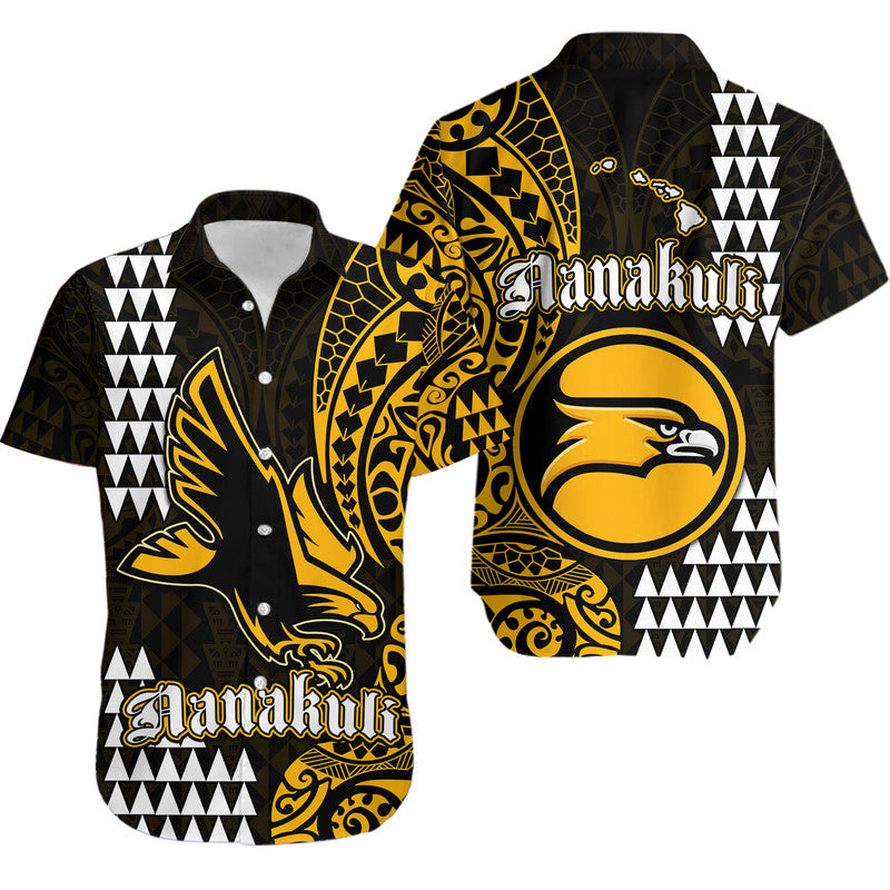 Hawaii Nanakuli High School Hawaiian Shirt Tribal Kakau