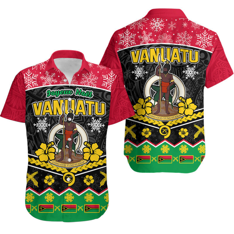 Vanuatu Tribal Polynesian Christmas Vibe Hawaiian Shirt