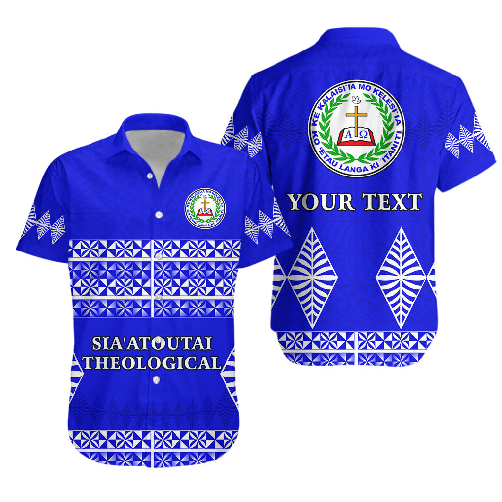 Custom Personalised Sia'atoutai Theological College Hawaiian Shirt Tonga Pattern