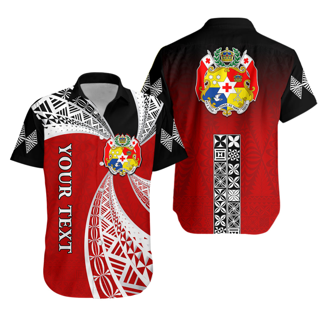 Custom Personalised Tonga Distinctive Hawaiian Shirt Tongan Tapa Pattern