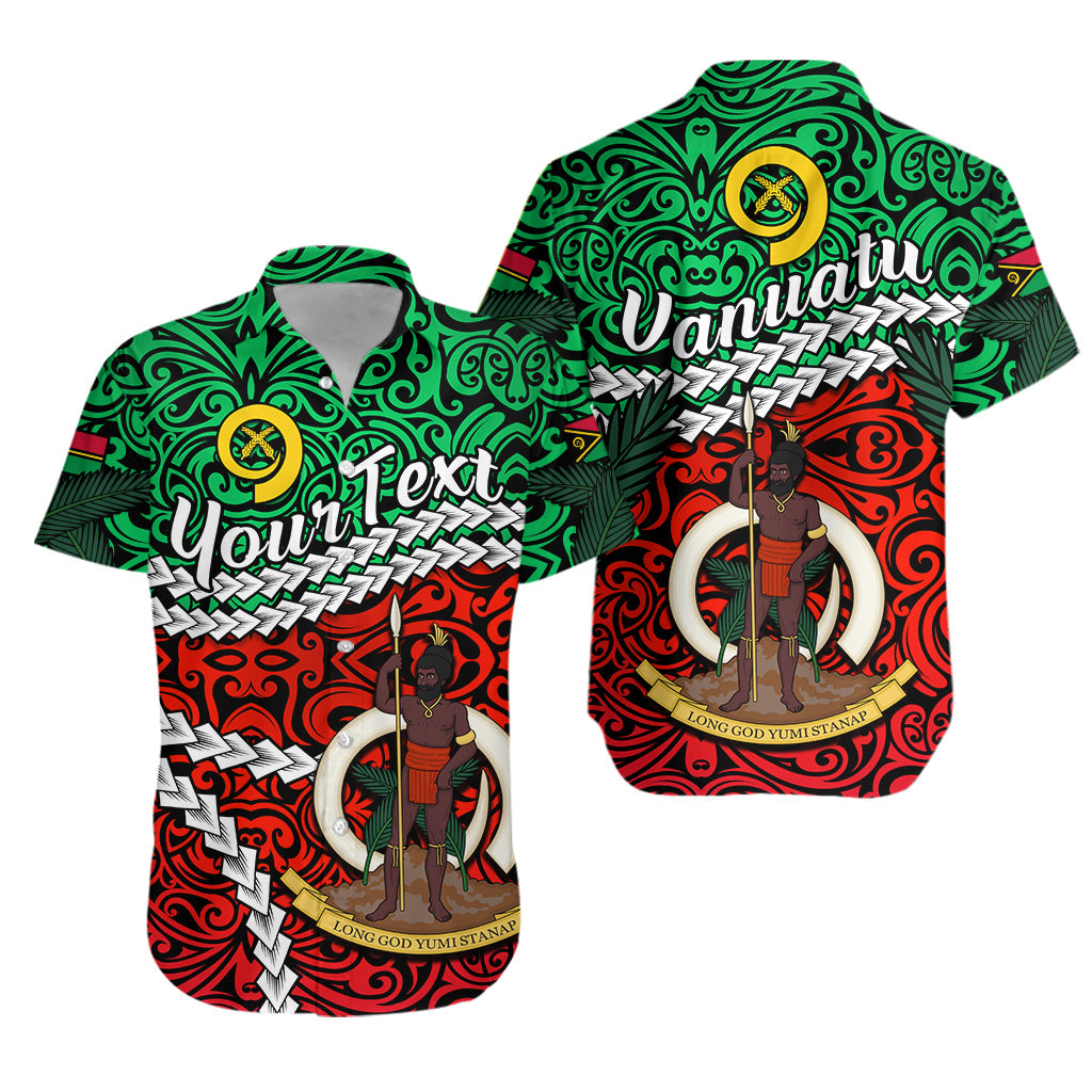 Custom Personalised Vanuatu Hawaiian Shirt Simple