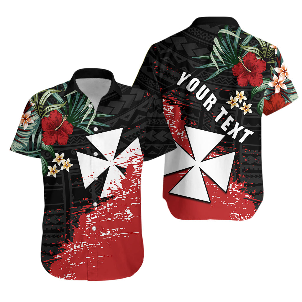Custom Personalised Wallis and Futuna Polynesian Hawaiian Shirt Fantastic Flowers