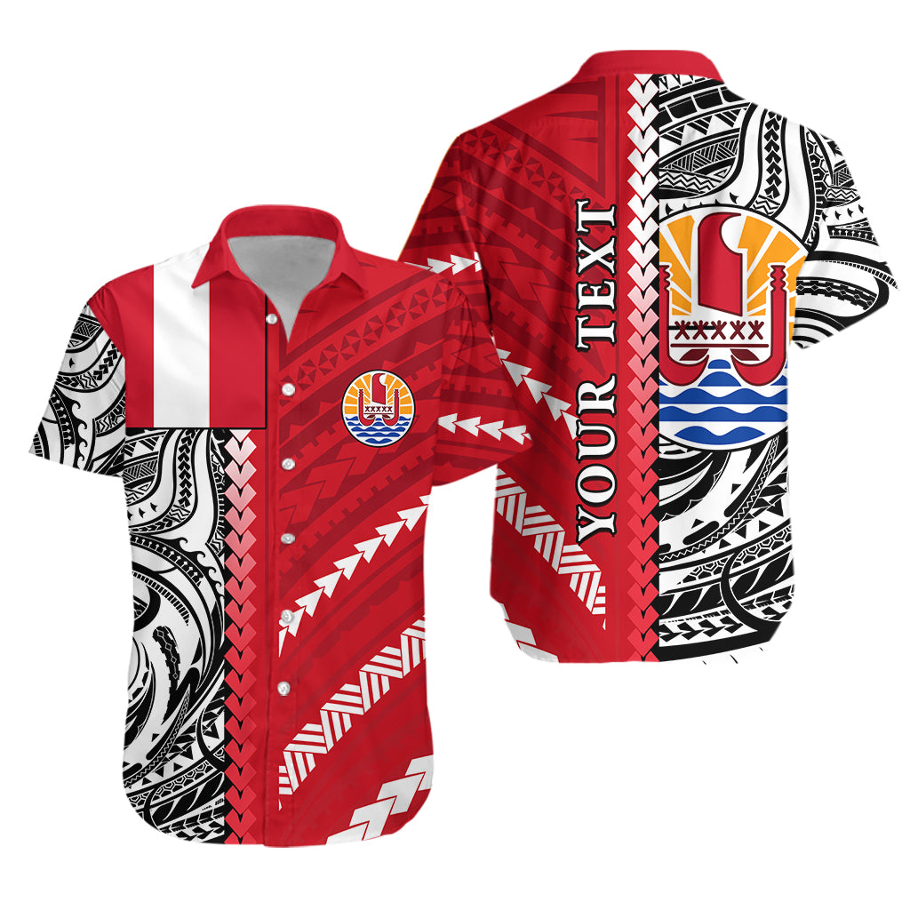 Custom Personalised Tahiti Unique Hawaiian Shirt Polynesia Pattern