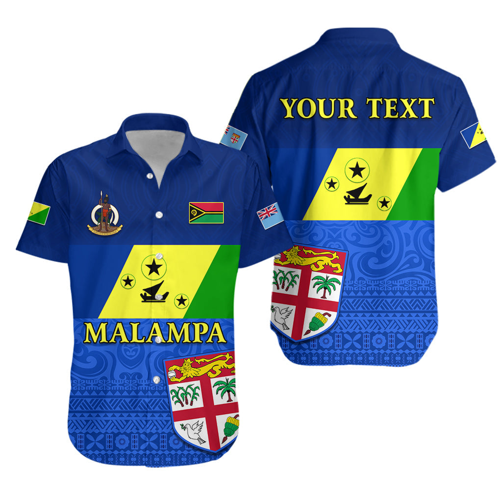 Custom Personalised Malampa Fiji Day Hawaiian Shirt Vanuatu Proud