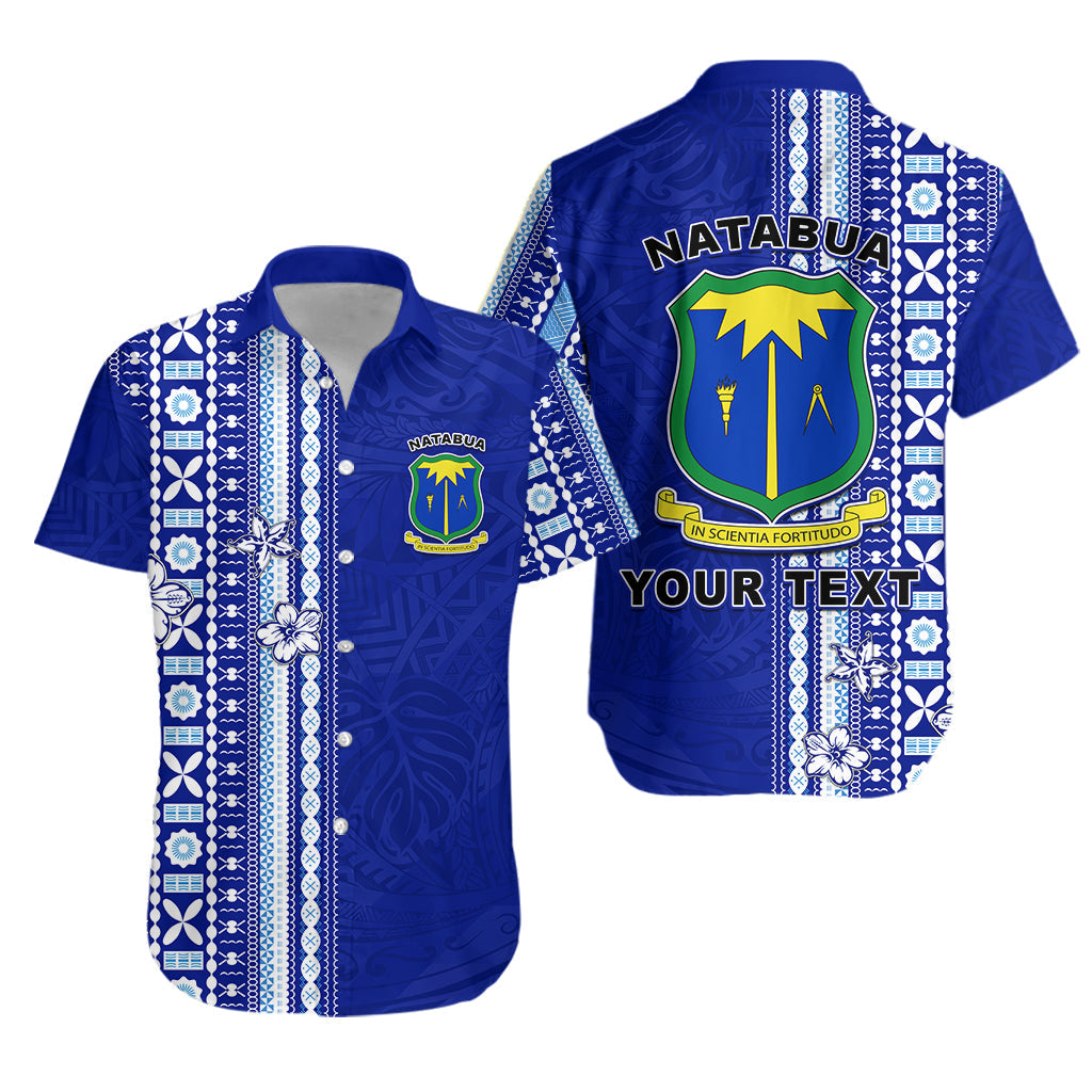 Custom Personalised Natabua High School Polynesian Hawaiian Shirt Lautoka Fiji