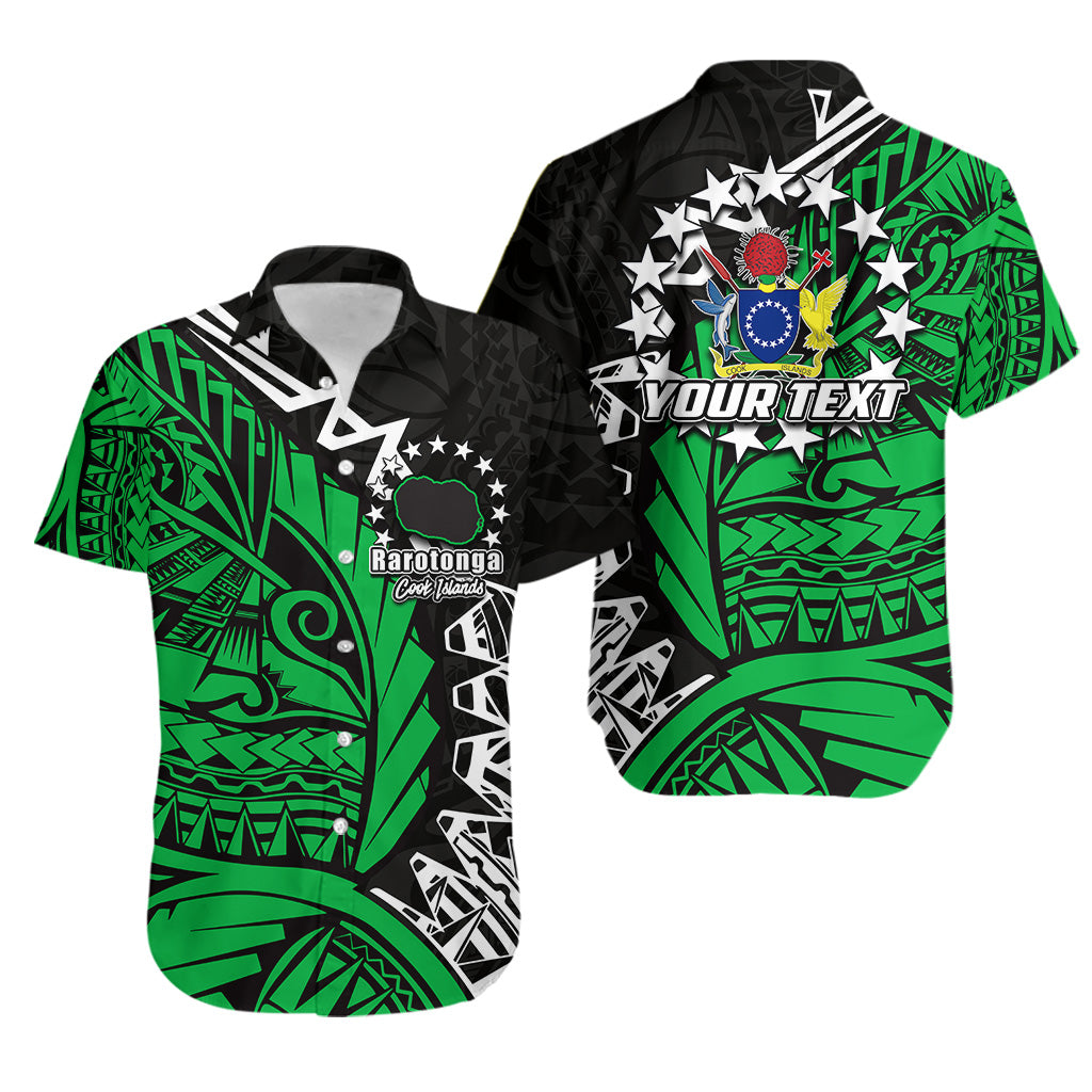 Custom PersonalisedCook Islands Hawaiian Shirt Rarotonga Polynesian Style