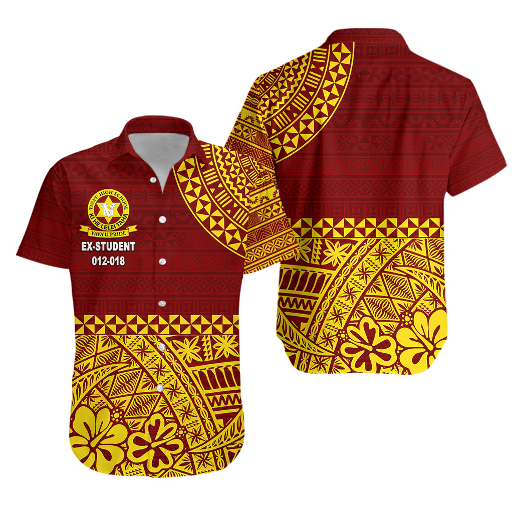 Ex - Student 012 - 018 Tonga Vava'u High School Hawaiian Shirt Simple Style - Maroon
