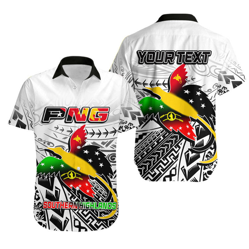 Custom Personalised Papua New Guinea And Southern Highlands Province Hawaiian Shirt