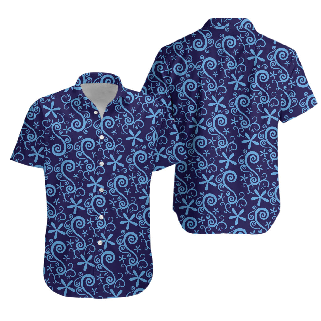 Fiji Hawaiian Shirt Blue Pattern Vibes