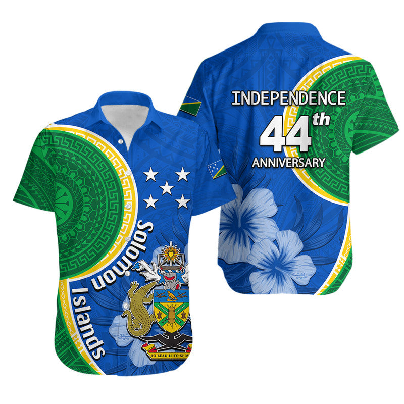 Solomon Islands Independence Day 44th Anniversary Hawaiian Shirt No.1