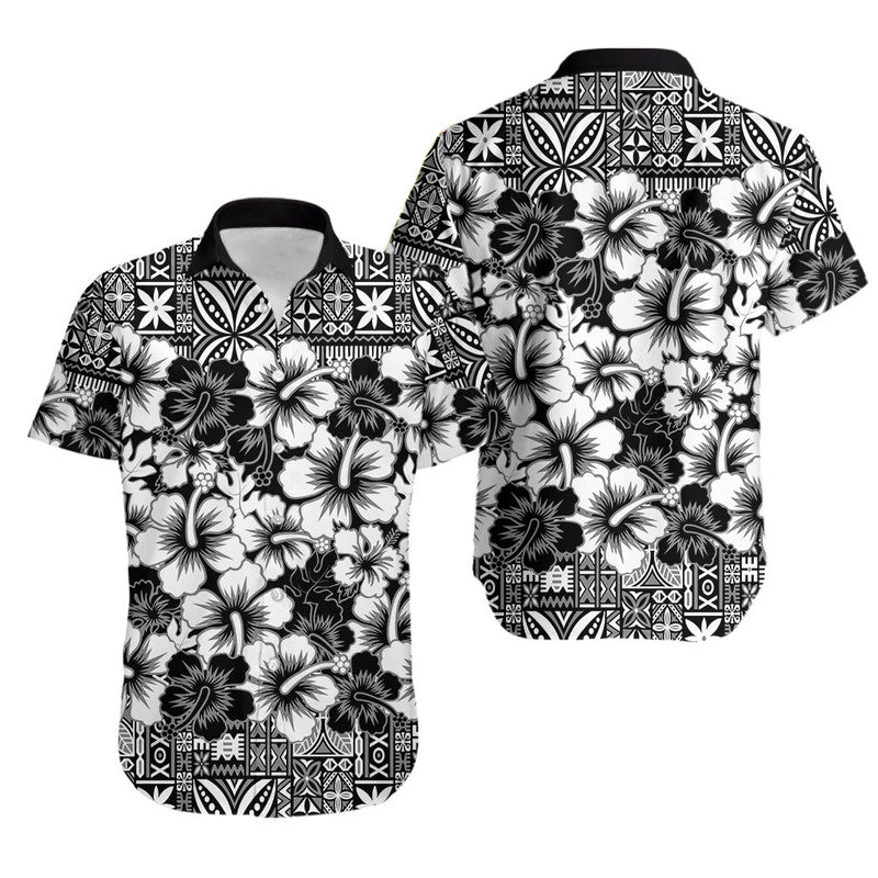 Fiji Hibiscus Festival Hawaiian Shirt Black