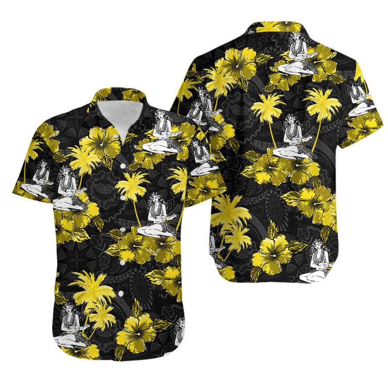 Hawaiian Shirt - Hawaii Summer Hula Girl No.5