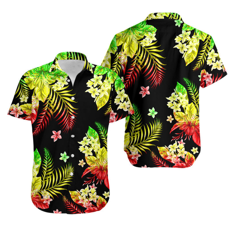 Hawaii Summer Colorful Hawaiian Shirt Reggage