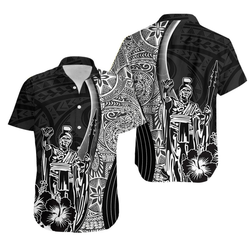 Hawaiian King Kamehameha Hawaiian Shirt Vibe Black Style