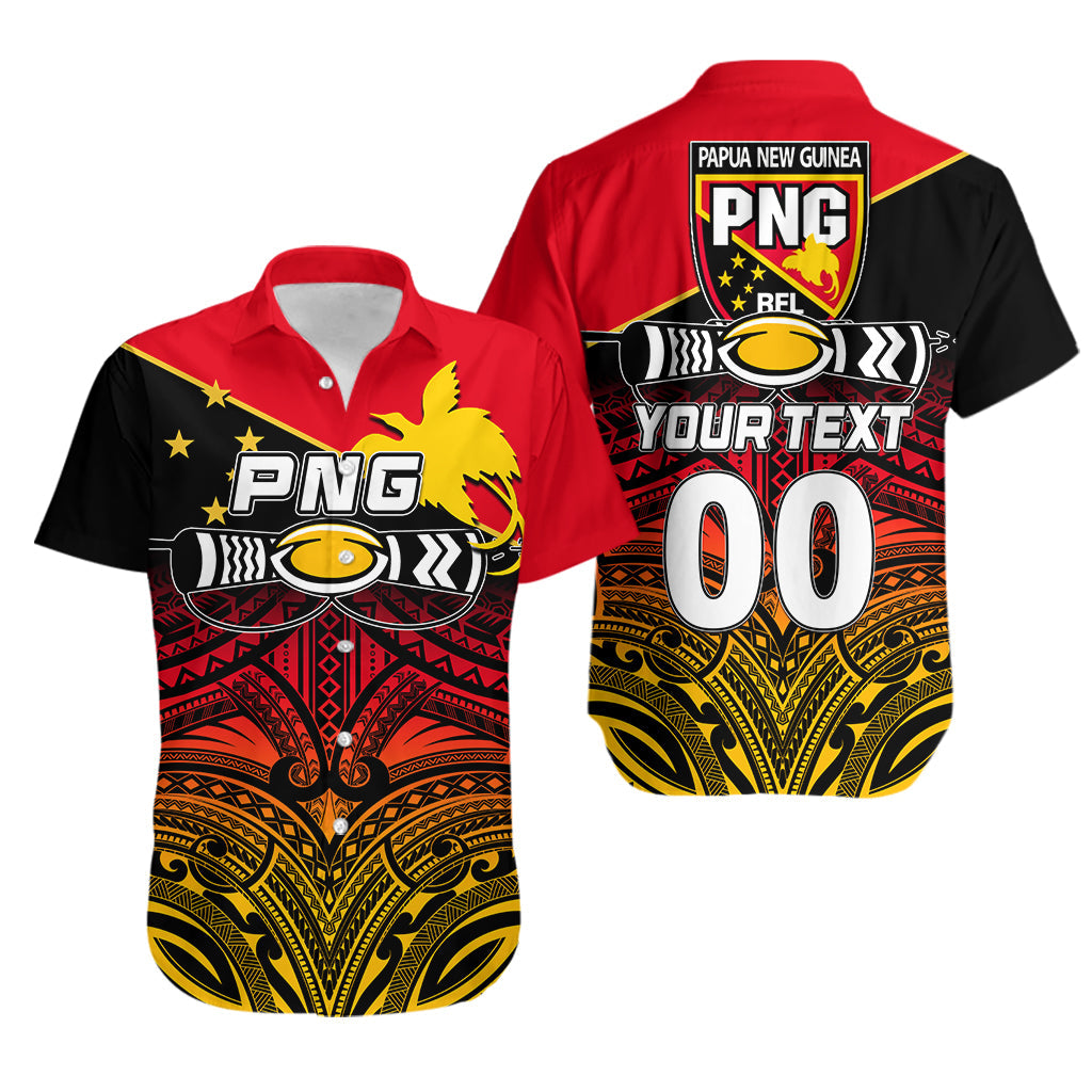 Custom Personalised And Number PNG Rugby The Kumuls Hawaiian Shirt