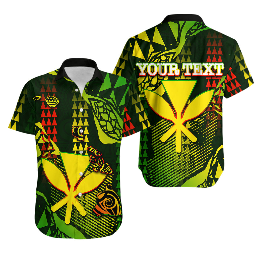 Custom Personalised Hawaii Kanaka Map Hawaiian Shirt Hawaii Color Style