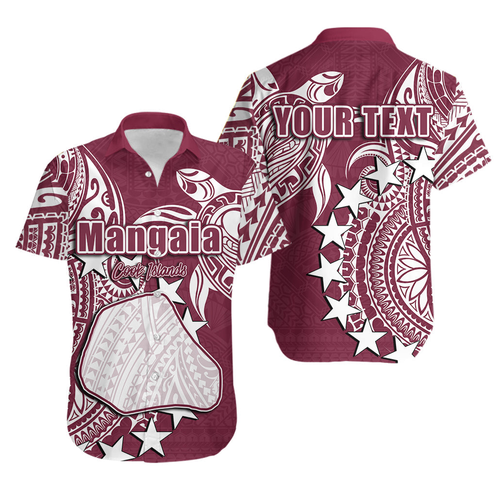 Custom PersonalisedCook Islands Hawaiian Shirt Mangaia