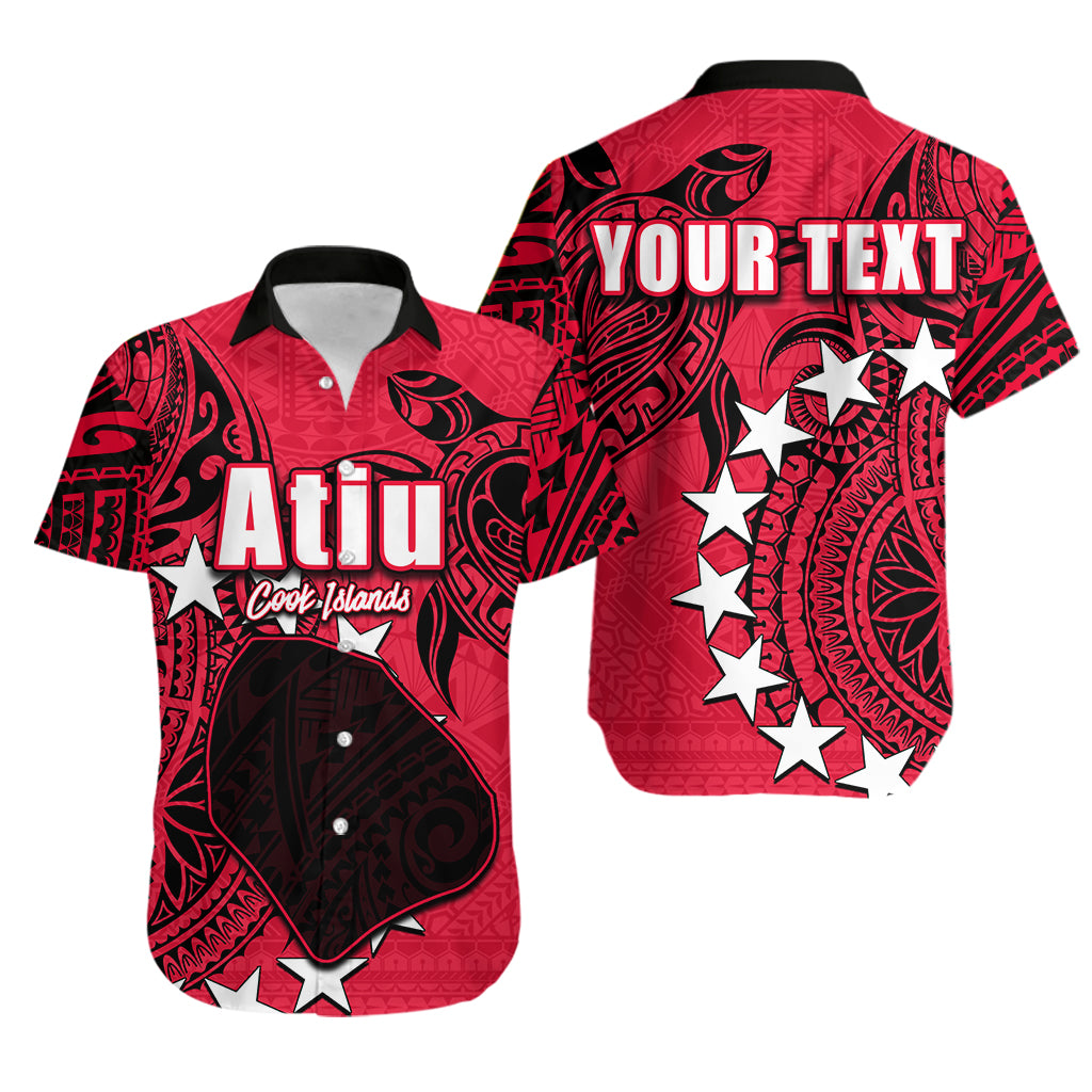 Custom PersonalisedCook Islands Hawaiian Shirt Atiu